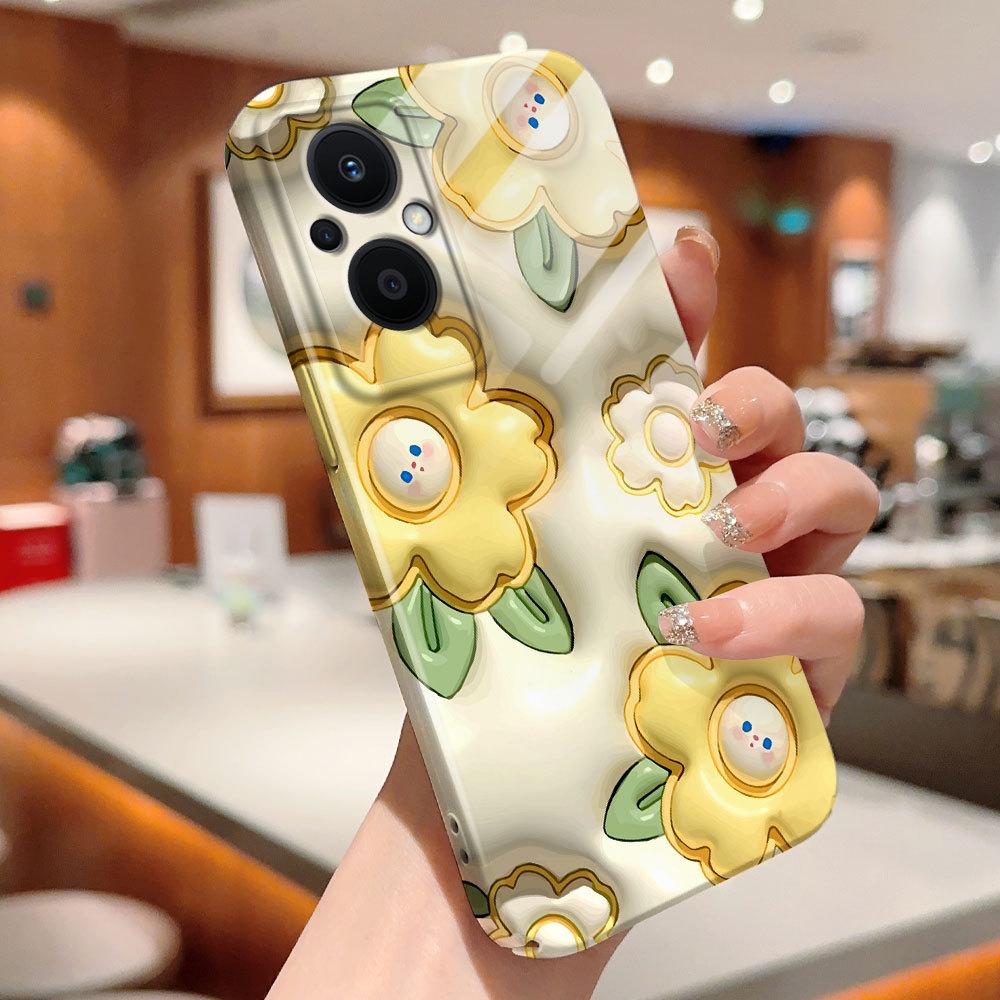 All-inclusive Film Phone Case Cartoon Fashion Design Hard Shell Full Cover Camera Protection Case for OPPO A60 A96 Reno12 Realme C53 C75