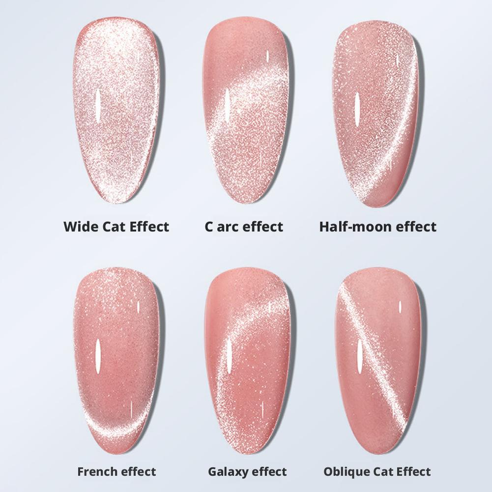 3 IN 1 Heart Shape Cat Eye Magnet Multifunctional Magnetic Cat's Eye Nail Magnetic Stick for DIY Gel Polishing Magnetic Tool New