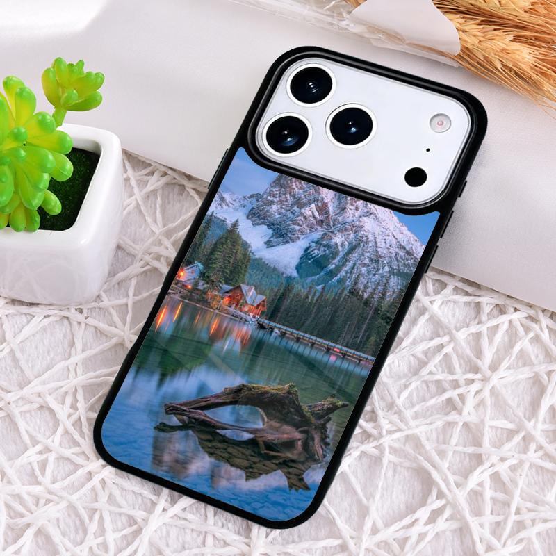 Anime Natural Landscape Phone Case for iPhone 17 Air 16 15 11 12 14 13 Pro Max Shockproof Cover