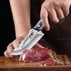 Stainless Steel Meat Cleaver Kitchen Household Boning Knife Hand Forged Hammer Pattern Slicing Knife Fish Knife Barbecue Knife