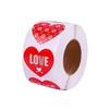 500Counts Valentines Day Heart Sticker 1Inch 1.5Inch Self Adhesive Labels Valentines Wrapping Sticker for Packaging