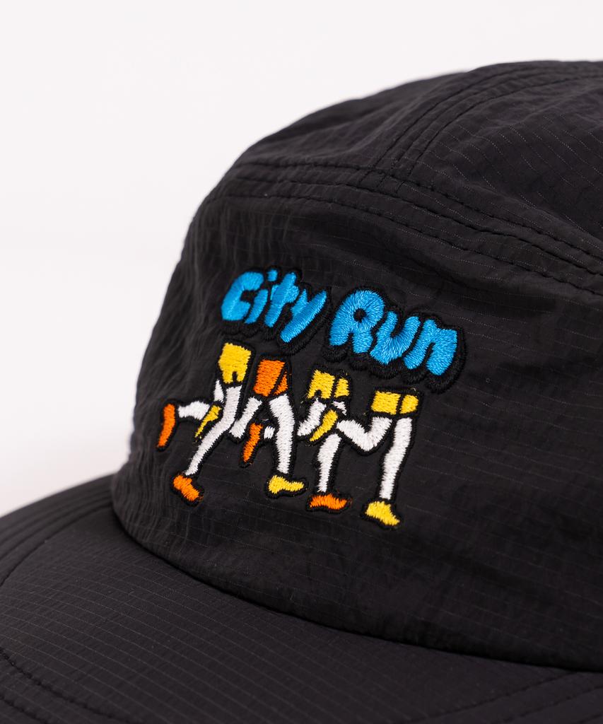 BIGWAVE COLLECTIVE City Runners Kappe (Schwarz)
