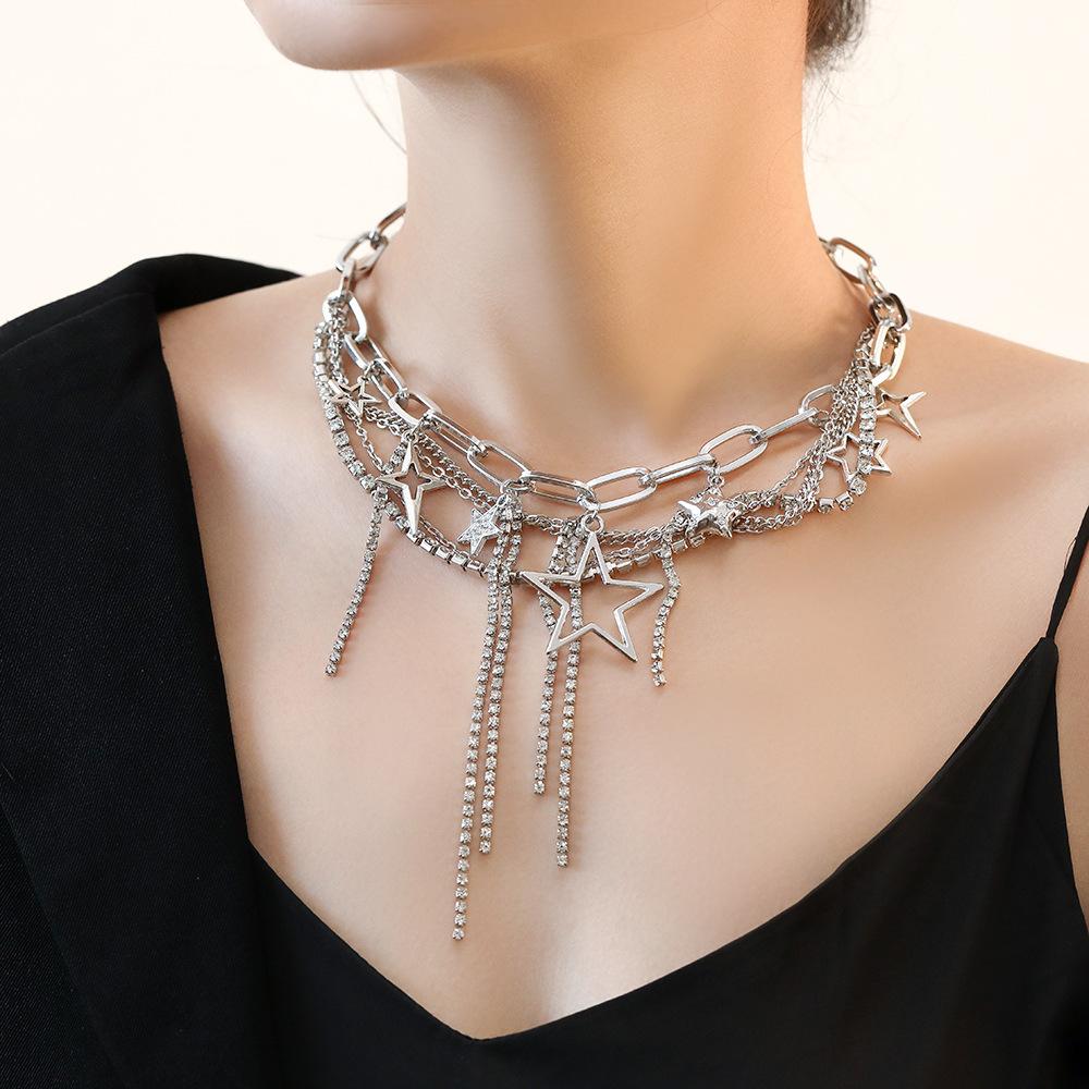 

Стильное, Простое, Сексуальное, Модное Ожерелье, Женские Блестящие Бриллианты, Чистое Желание, Высококлассные Аксессуары для Вечеринки