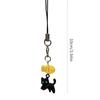 Multipurpose Handmade Beaded Cats Charm Lovely Phone Strap Stylish Accessory Portable for Fashionable Decoration