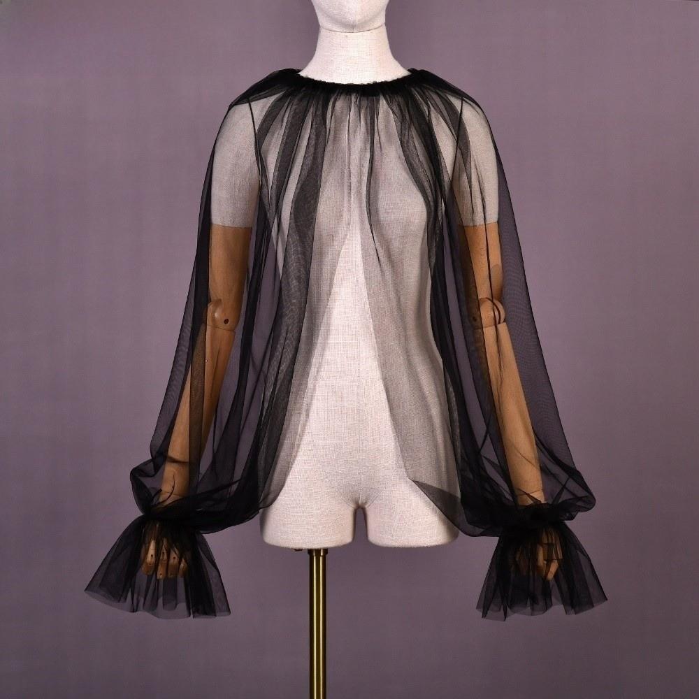 Lightweight False Collar Ruffled Design Detachable Collar New Half Top Blouse Wedding