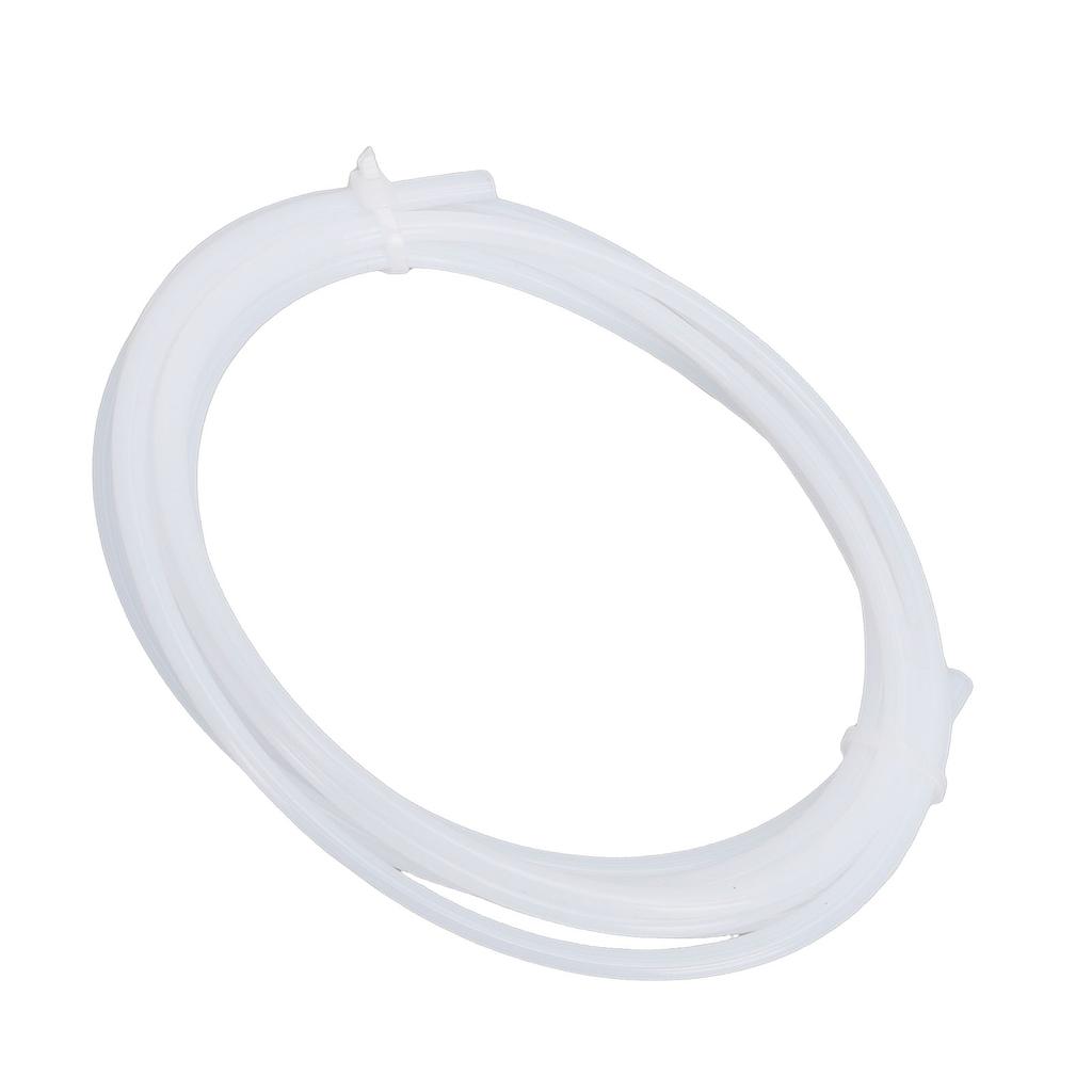 6.56FT 2M PTFE Tube White Low Resistance Star Shaped Inner Wall PTFE Tubing for 1.75mm Filament High Flexibility Compatible with Most 3D Printers