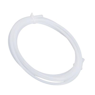 Tubo de PTFE de 2M (6,56 pés) Branco Baixa Resistência Parede Interna em Forma de Estrela Tubulação de PTFE para Filamento de 1,75 mm Alta Flexibilidade Compatível com a Maioria das Impressoras 3D