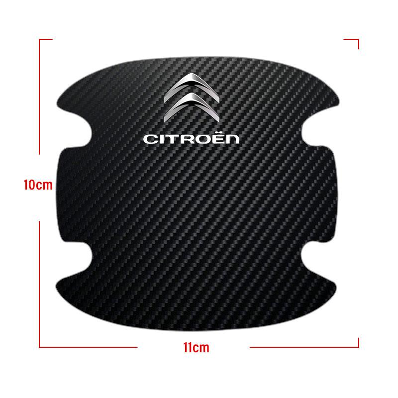 4PCS Anti Collision Protection Strip Car Door Handle Anti-collision Sticker For Citroen C1 C2 C3 C4 C4L C5 C6 C8 DS3 DS4 DS5 DS6 LS Berlingo Picasso