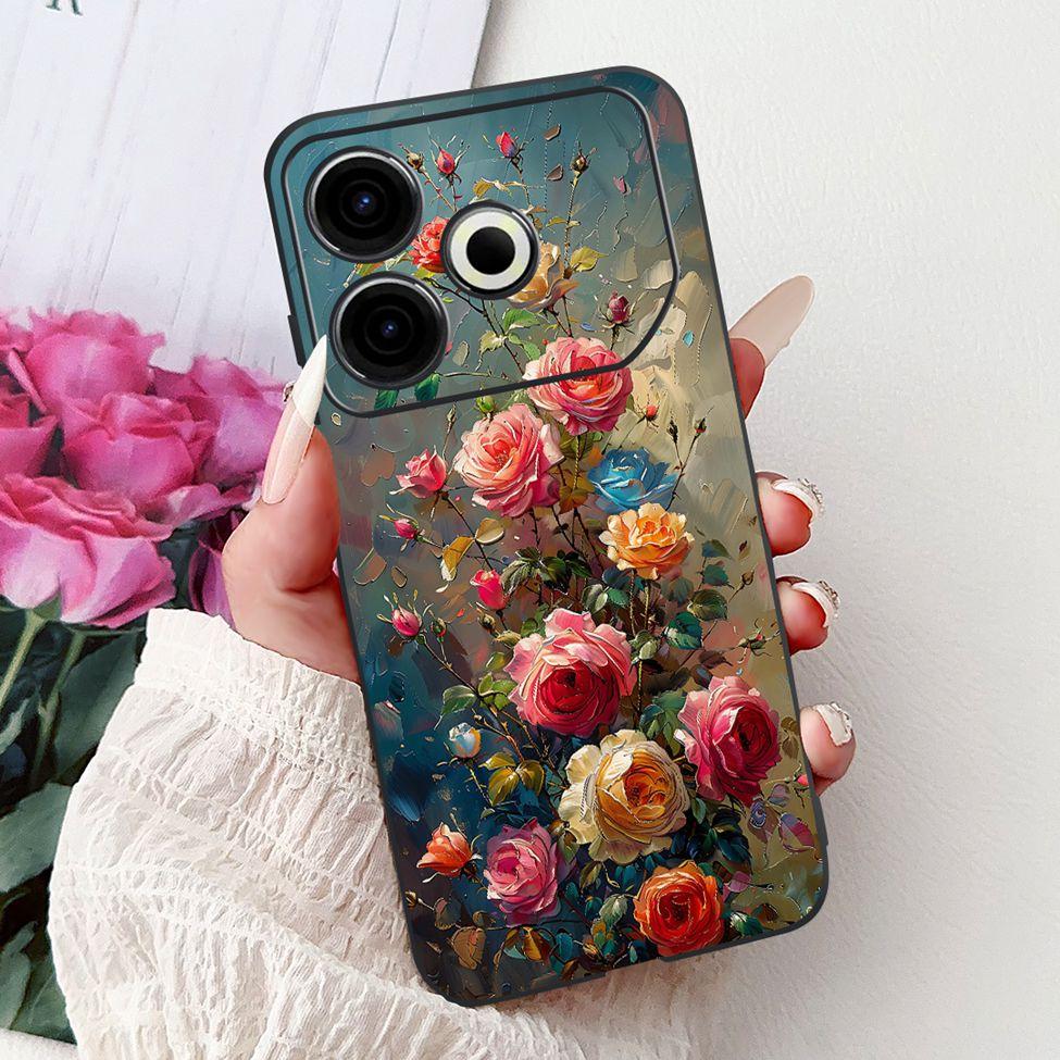 For Tecno Pova 6 Neo 4G Case Cover Luxury Butterfly Love Fashion Flowers Cool Lion Painted Phone Case For Techno Pova 6 Neo 4G