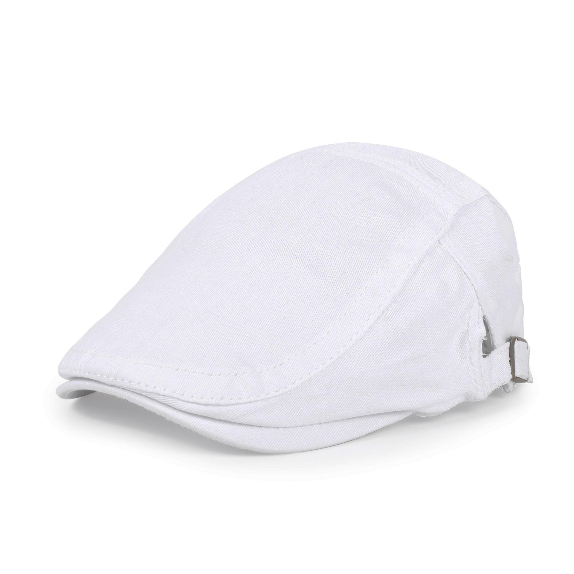 Джинсовая шляпа Forward Шляпа с язычком-уткой Британский художественный ретро-берет Шляпа Весна-Осень Унисекс M（56-58cm）