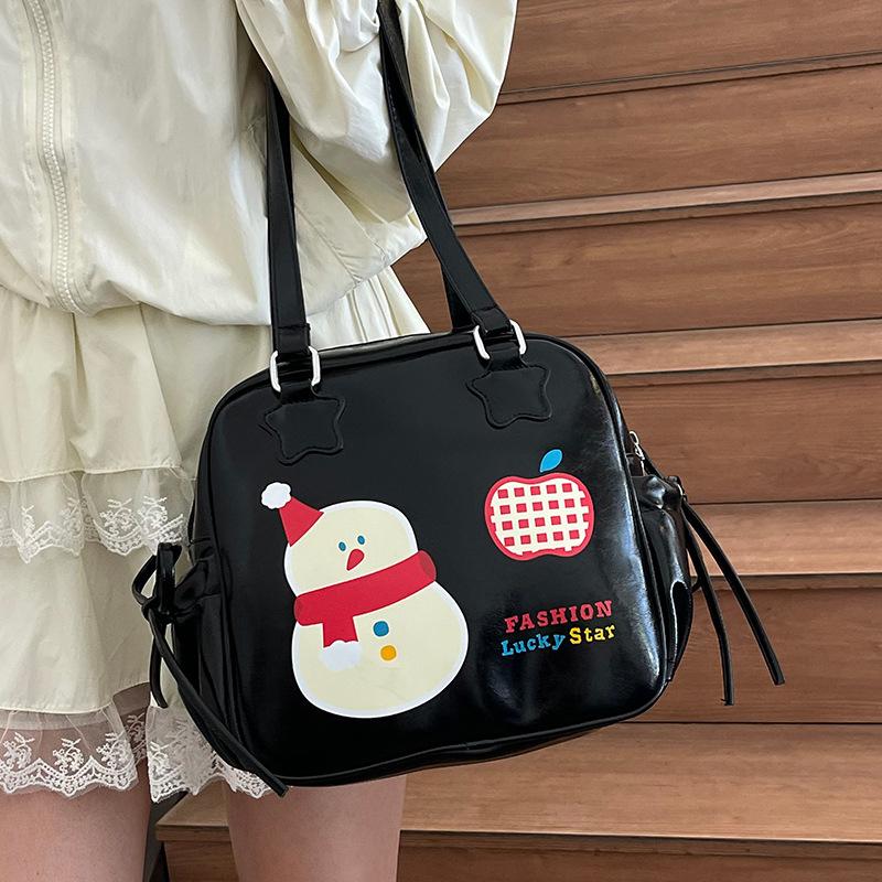 2025 New Japanese Cute Two-dimensional Transparent Pain Bag Fashionable Versatile Foreign High-end Commuting Shoulder Women's Bag
