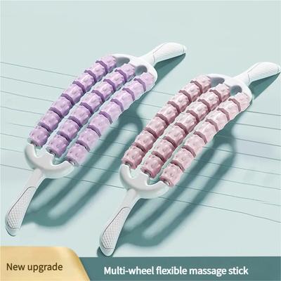 Ergonomic Curve Massage Roller For Muscle Relaxation Yoga Fitness Body Recovery Portable Back Leg Pain Relief Tool