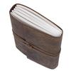Leather Diary - Antique Handmade Journal with Plain Paper for Men and Women, Gift for Raksha Bandhan As Art Sketchbook