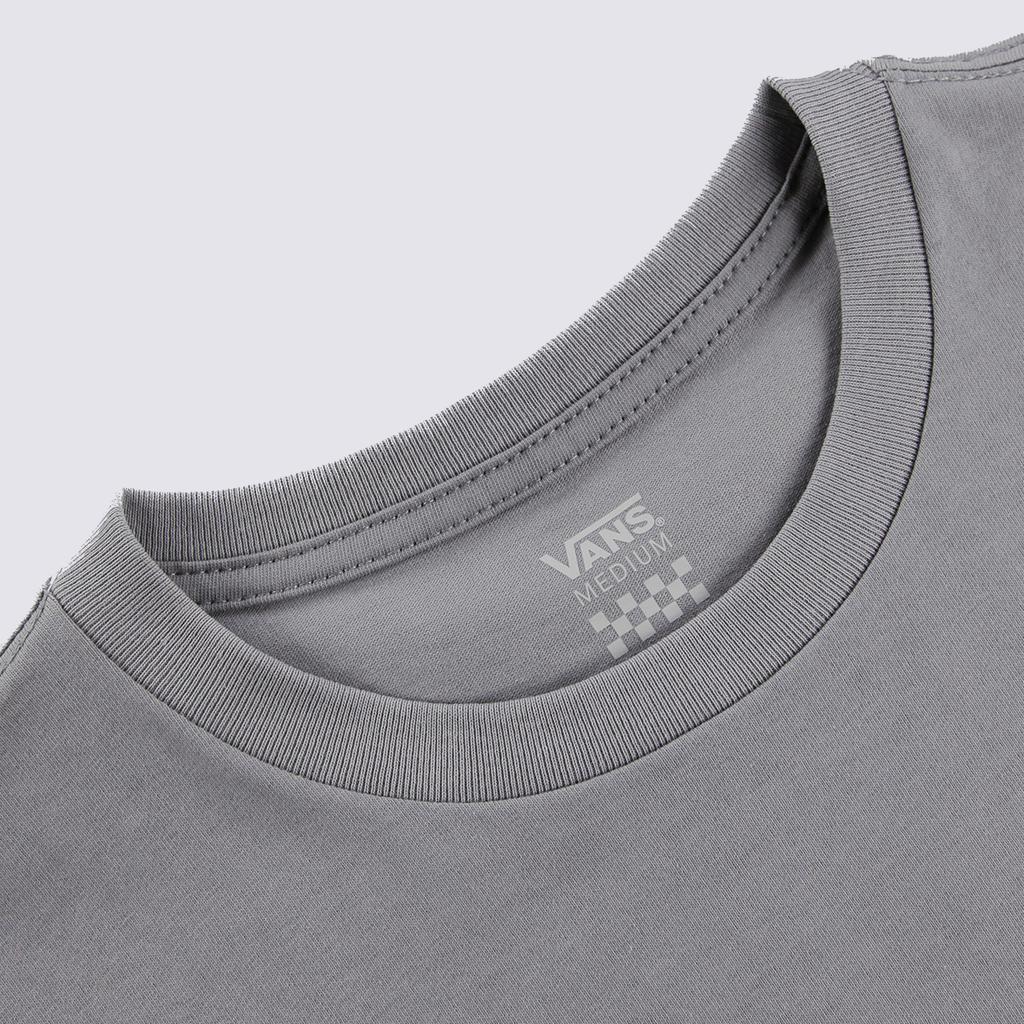 Vans Gfx Letter Print Pattern Crew Neck Pullover Short Sleeve Breathable T-Shirt Unisex T-Shirt Frost-Gray VN000GSJAF11