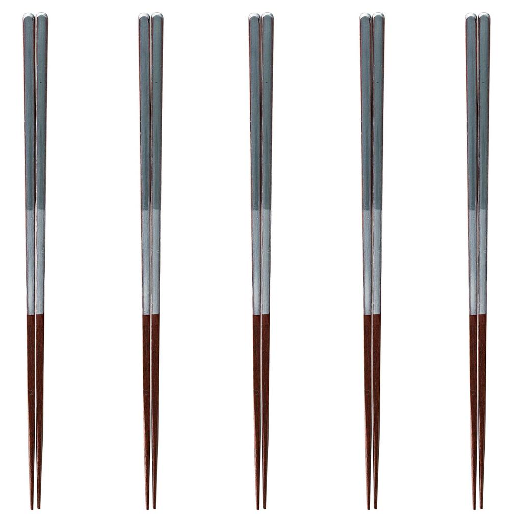 Happy Set of Made in PID3503 J-kitchens Chopsticks, 5, Material Wood, Chopsticks, Japan,