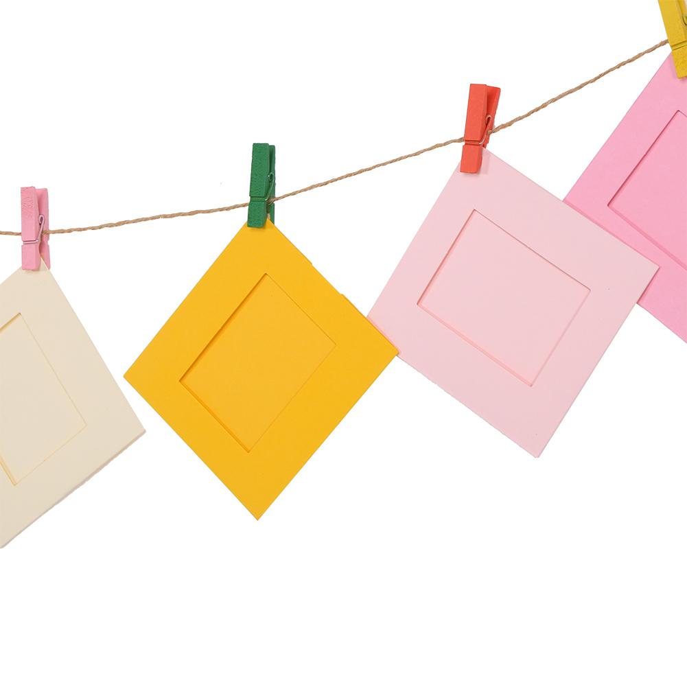 10 Pcs 3 inch hanging LOMO Color photo frame Picture Display Modern Home Decor Color clips