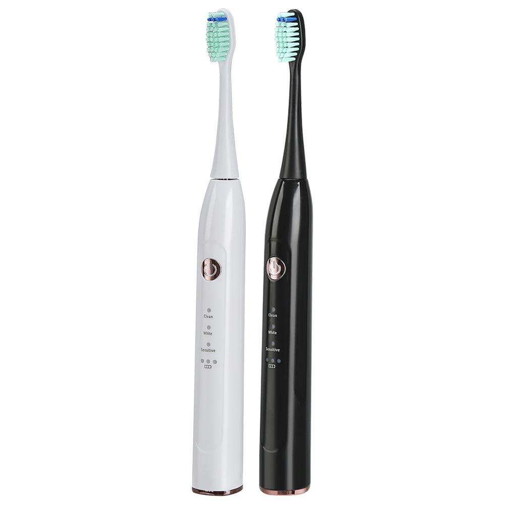 Adult Ultrasonic Electric Toothbrush Waterproof Teeth Cleaning Whitening Tool Oral Health Care