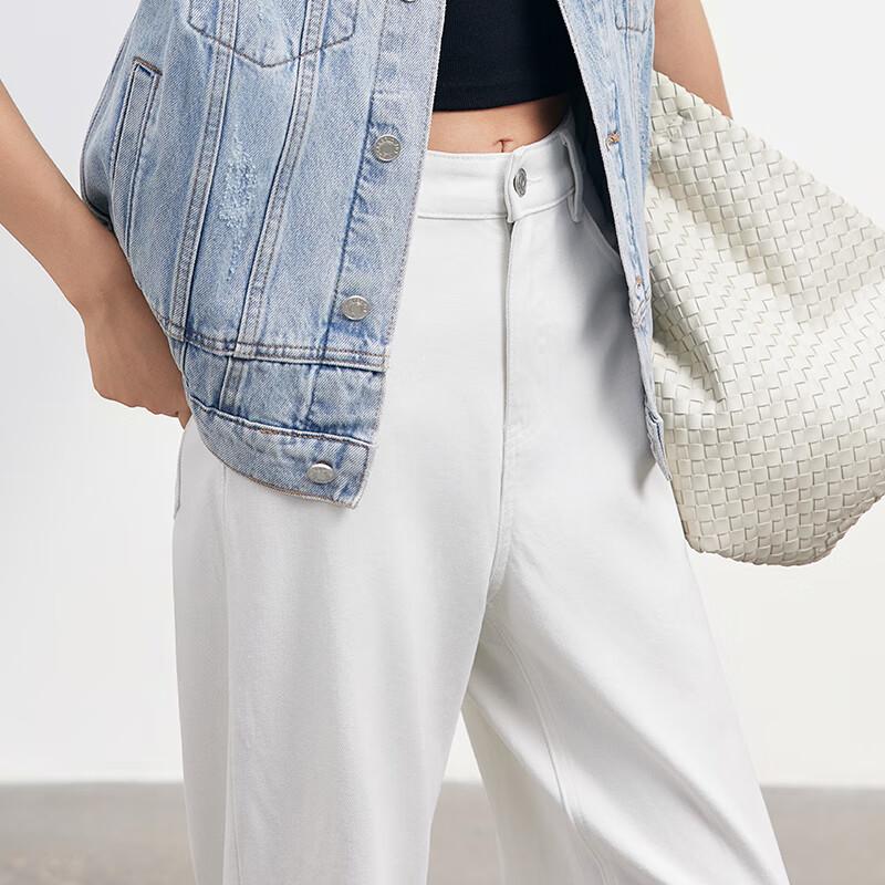 JOY SPEAKER Damen Relaxed Straight Leg High-Waist Jeans