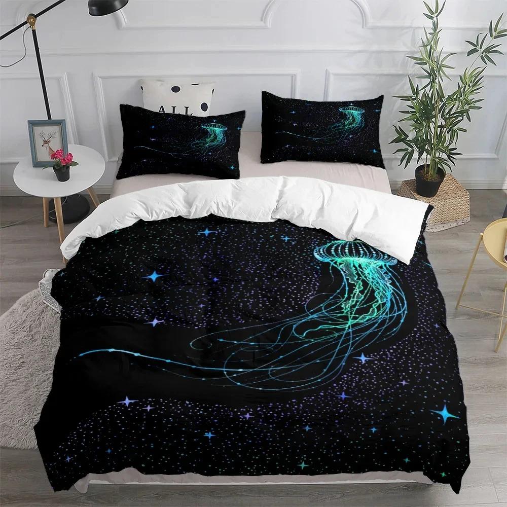 Abstract Space Nebula Duvet Cover Set UK Single Double Queen King US Twin Full King Size Bed Linen Set