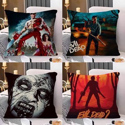 Horrorfilme The Evil Dead Kissenbezug Polyester Sofakissen Dekorative Wurfkissen Heimdekoration Kissenbezug