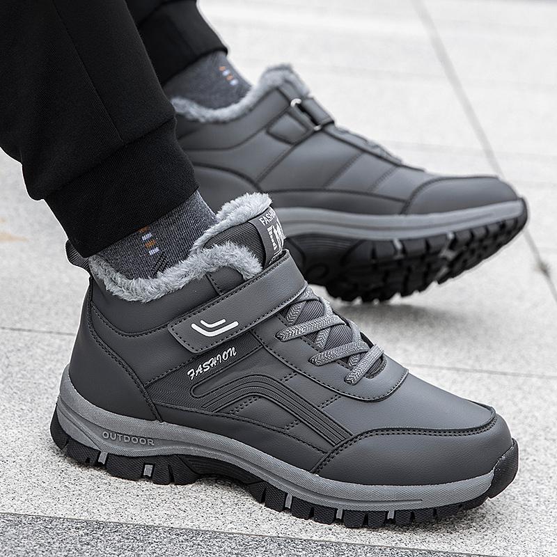 Winter large cotton shoes, velvet warm walking shoes, snow boots, sports shoes