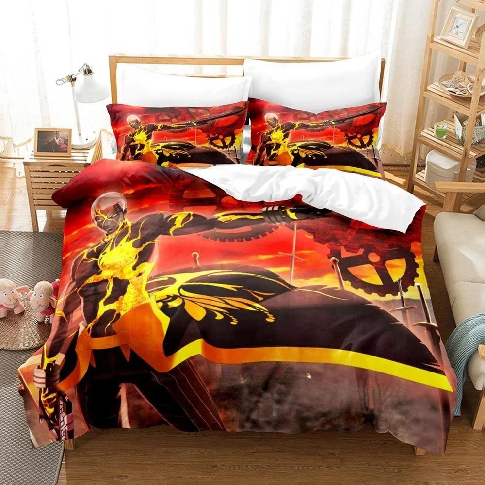 Comfortable Cartoon Pattern Duvet Cover Set With Duvet Cover And Pillowcases Single Twin Full Queen King Sizes For Adults And Kids
