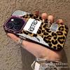 The New Leopard Print Is Suitable for Apple 15 Colored Silver iPhone14Pro Creative 13/11promax Matte 16 Protective Case.