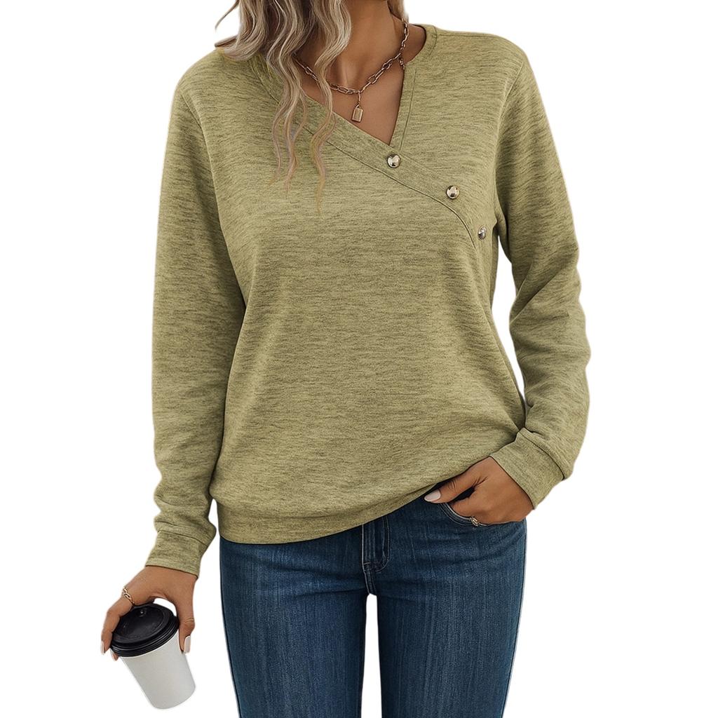 Women's Fashionable Long Sleeve Elegant Commuting And Casual Top