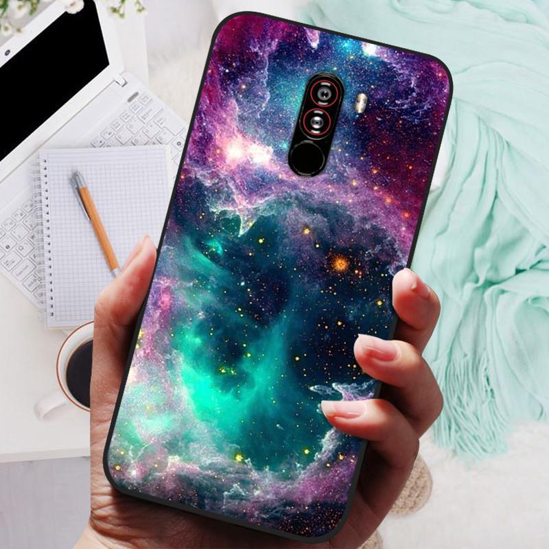 For xiaomi mi pocophone f1 Cases Cat Painted Soft TPU Silicone Phone Cover For xiaomi poco F1 Case PocofoneF1 Case Coque Etui