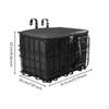 Front Bike Basket Reinforced Hook Design Black Normal