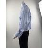 2026 New Men's Fashion Turn-down Collar Vertical Striped Loose Long Sleeve Shirt