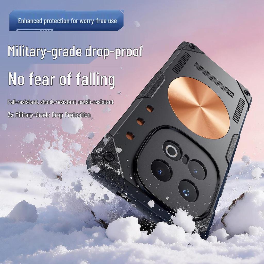 IQOO15 Magnetic Heat Dissipation Gaming Case: Full Coverage & Metal Conductive Cooling