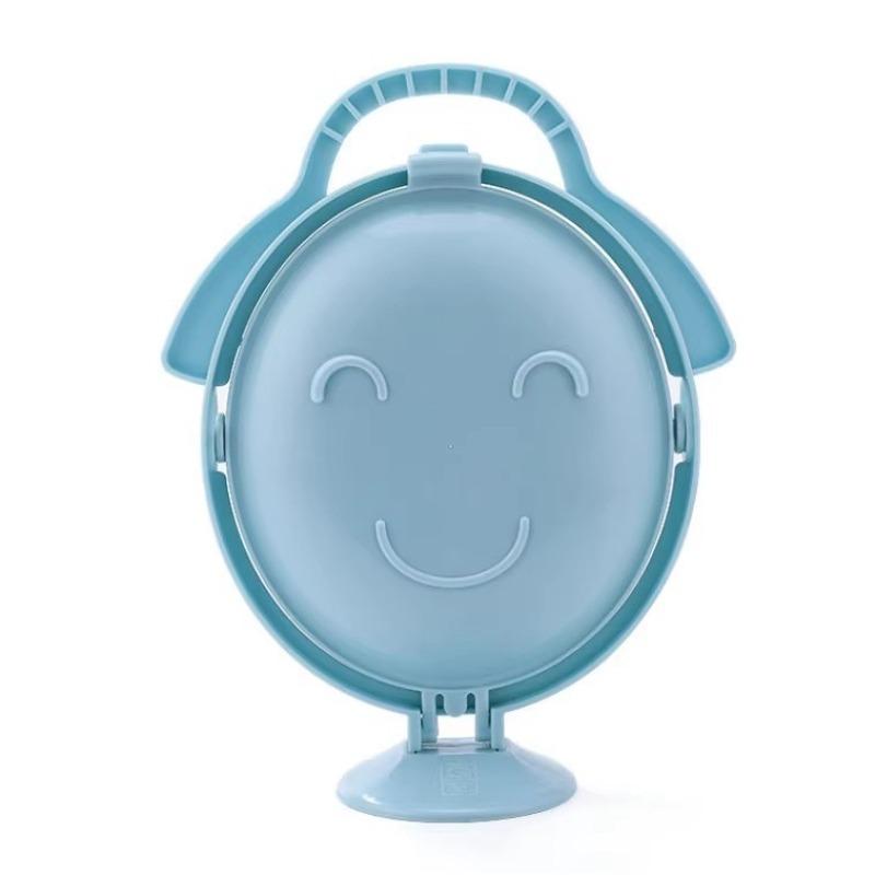 Nordic Folding Rotating Fruit Plate Three-Layer Fruit Plate Creative Living Room Portable Coffee Table Household Snacks Peanut Tray