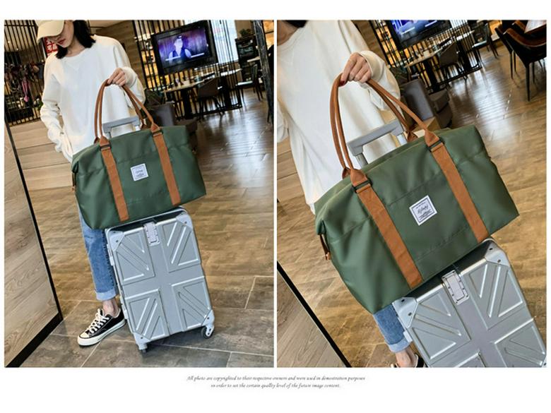Customized Waterproof Oxford Sports Fitness Travel Bag - Large Capacity Handheld Storage