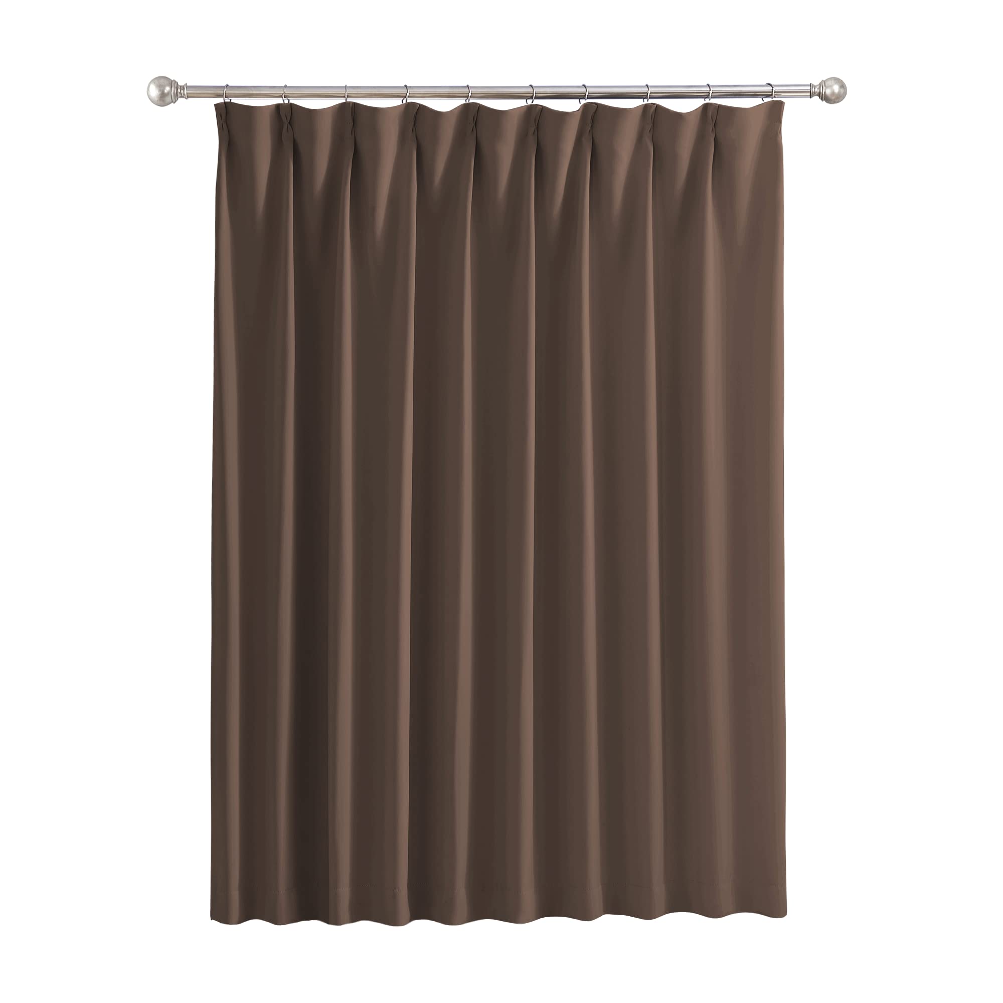

PONY DANCE Room Divider Grade 1 Light Thermal 150cm Wide x 200cm Single Day and Night Energy UV Triple Thick Cold Room Divider for Mocha Curtains,