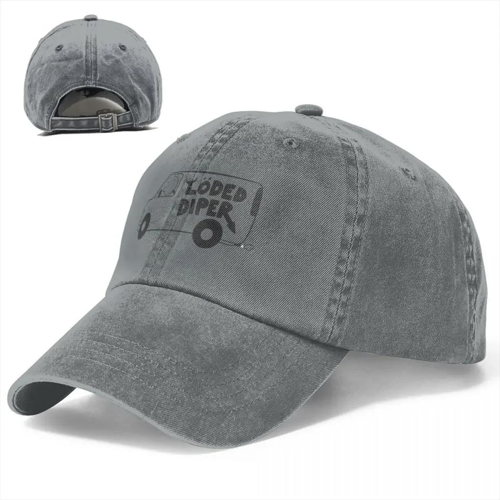 Loded Diper Van Trucker-Kappen Merchandise Retro Used Gewaschen Tagebuch eines Clowns Hut Für Unisex Stil Verstellbar