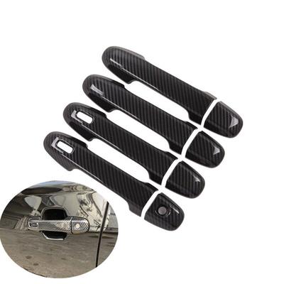 Para Subaru Impreza 2017 2018    Cubierta Decorativa de Manija de Puerta de Coche de Fibra de Carbono Pegatina Superposición Estilo
