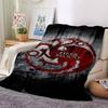 1pc Fire Blood Soft Warm Throw for Home, Office, Trave, All-Season Cozy Bedding Gift, Office Cozy Accessory 1107