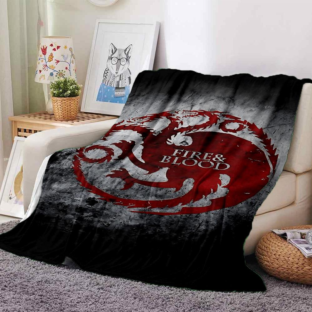 

1pc Fire Blood Soft Warm Throw for Home, Office, Trave, All-Season Cozy Bedding Gift, Office Cozy Accessory 1107 80cmx120cm(31inx47in)
