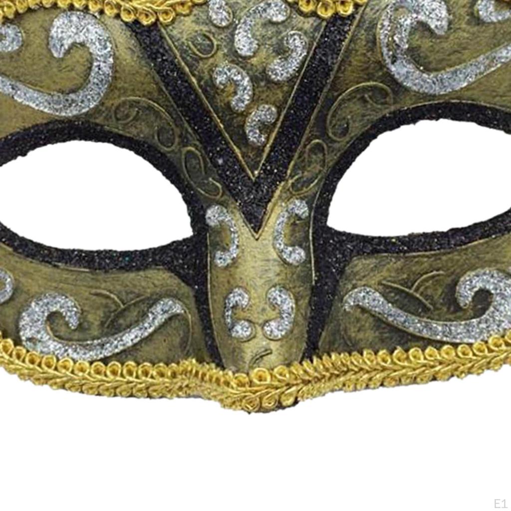 Ladies Masquerade Eye Mask Half Face Retro for Fancy Dress