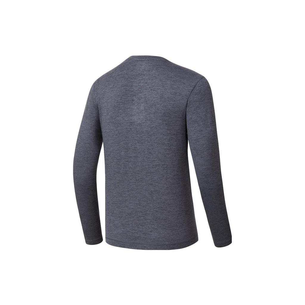 SAUCONY Sports Lifestyle Series Letter Print Crew Neck Pullover Long Sleeve Knit Sweater Men Sweater Black SC2249005A-HS01