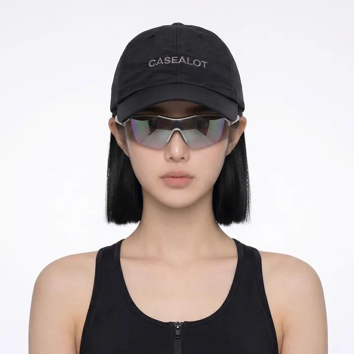 Nylon running cap - Black