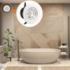 Round A-ir Vent 3 Inches Adjustable Pattern Screen Grille Cover Louver Abs Hood Round Exhaust Vents Heating Cooling A-ir