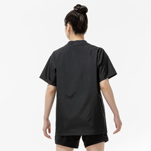 Volleyball Wear N-XT Short-sleeved Training Top V2MEC500 Unisex Black X Capri Breeze XL