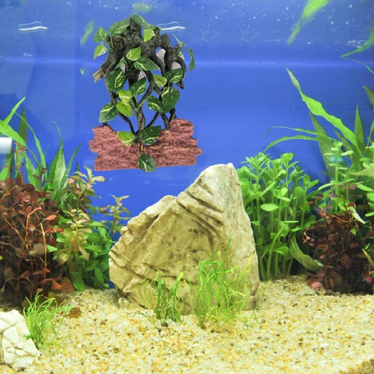Terrarium Plant voor Slang Kunstmatige Klimtak Reptielen Hoek Boom Plant