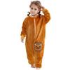Kinderen Dieren Dinosaurus Kigurumi Kostuum Cosplay Cartoon Jumpsuit voor Kinderen Halloween Kerst Meisjes Jongens Met Capuchon Pyjama Onesie
