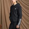 Adidas Essentials Knit Hoodie Jacket Men Outerwear Black GS1581