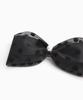 Racoha Polka Dot Mesh Pearl P Big Ribbon Hairpin