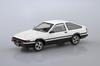 Aoshima Bunka Kyozai Rakupura Snap Kit Toyota Sprinter Trueno Plastic Model Kit Co., Ltd. (AOSHIMA) 1/32 No. 11-WB High-Tech Two-Tone Pre-colored