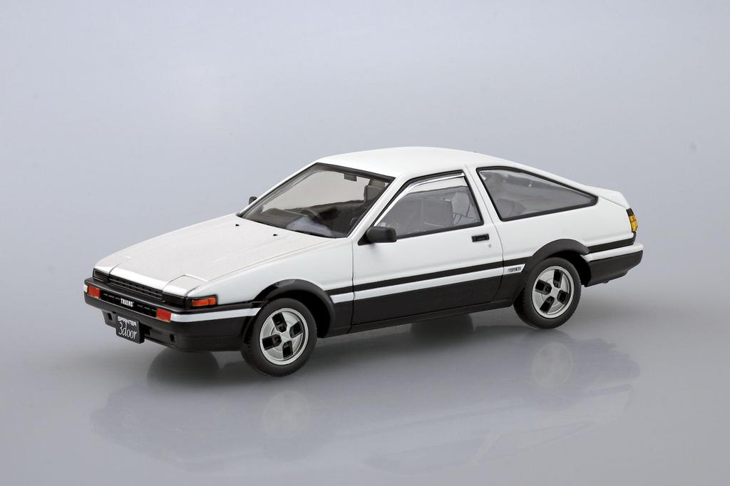 Aoshima Bunka Kyozai Rakupura Snap Kit Toyota Sprinter Trueno Plastic Model Kit Co., Ltd. (AOSHIMA) 1/32 No. 11-WB High-Tech Two-Tone Pre-colored